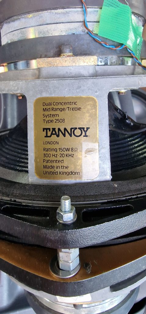 Tannoy 2508 reparatur repair Buckingham
